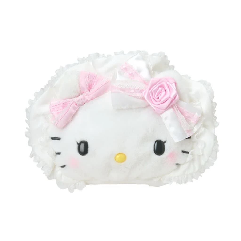 日本代購🐝開立發票❤️日本三麗鷗9月新品法式古典kitty蕾絲少女毛絨收納包系列商品圖片