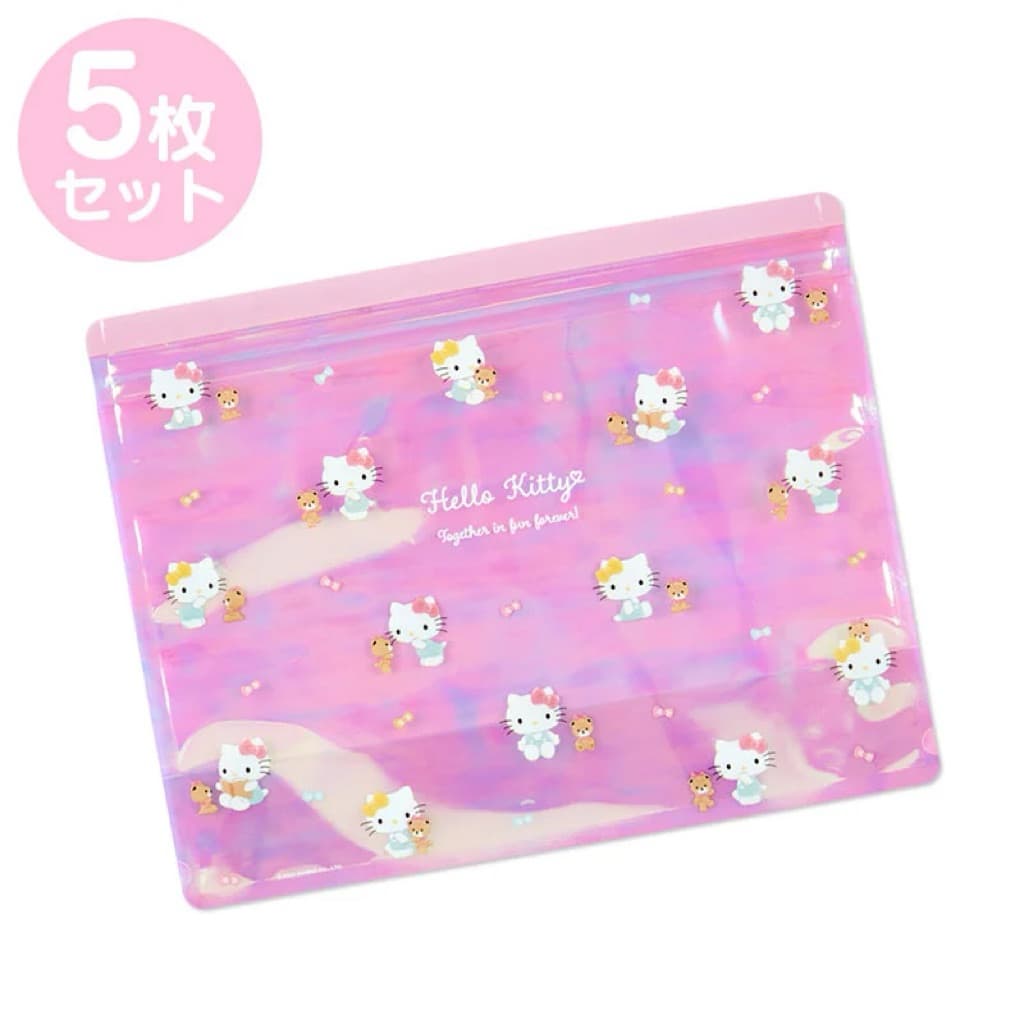 日本代購❤️ 【現貨當日出】三麗鷗家族kitty旅行方便常備用品收納袋（五入裝）商品圖片