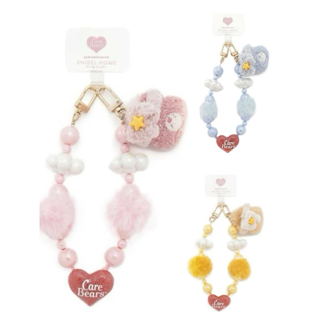 日本代購🐝開立發票❤️【現貨出清】【CareBears™ × SNIDELHOME 】送禮物自用的毛絨手機吊飾商品圖片