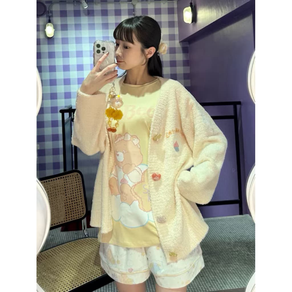 日本代購🐝開立發票❤️【現貨出清】【CareBears™ × SNIDELHOME 】送禮物自用的毛絨手機吊飾 縮圖 7