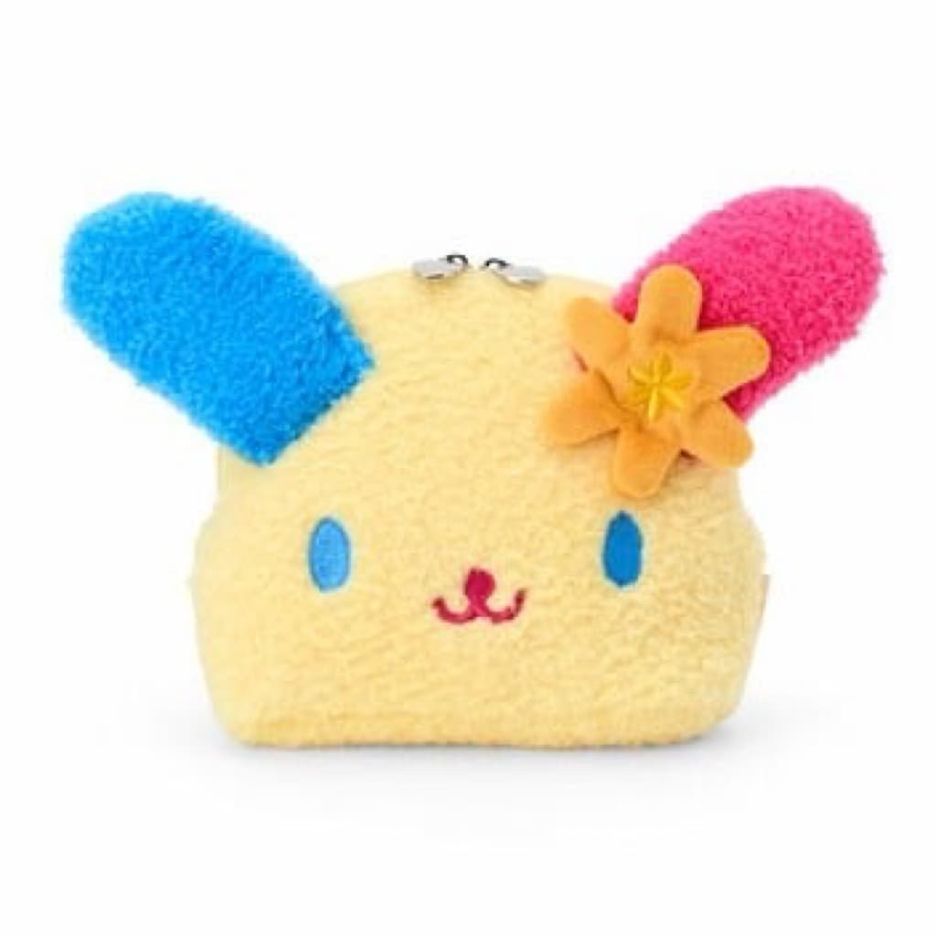 日本代購🐝附發票❤️ 《在台現貨》日本正版三麗鷗Kitty美樂蒂花小兔小羊大臉造型絨毛收纳包 縮圖 4
