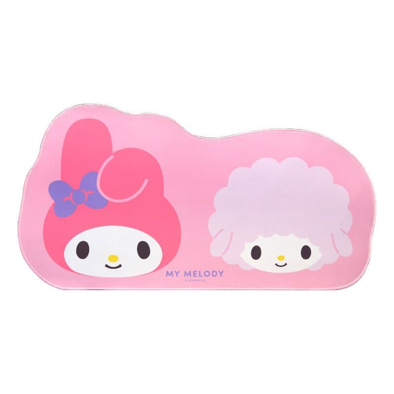 日本代購🐝附發票❤️《現貨在台》日本三麗鷗美樂蒂× 小羊款kitty款超大桌墊｜日系粉嫩 Desk Mat 電腦桌墊 滑 縮圖 2