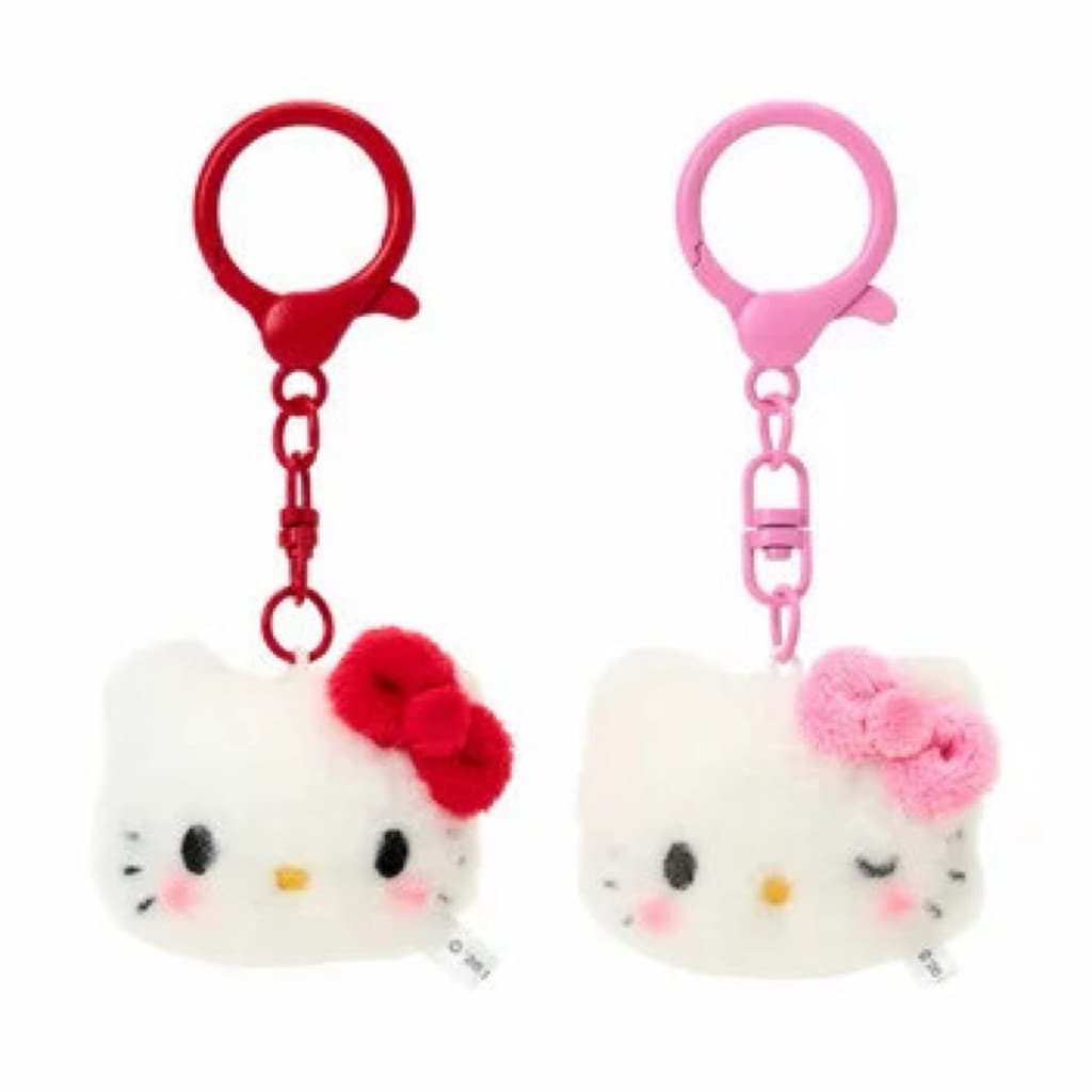 日本代購🐝附發票❤️日本三麗鷗新品kitty美樂蒂小羊大耳狗迷你玩偶鑰匙圈 2入組 縮圖 3