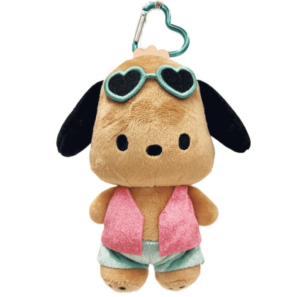 日本代購🐝開立發票❤️ 《現貨出清》日曬限定造型帕恰狗大耳狗背後拉鍊零錢包包包掛飾 縮圖 2