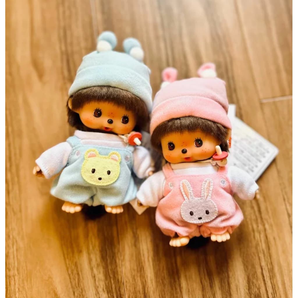 日本代購🐝附發票❤️ 《現貨當日出》 【夢奇奇Monchhichi 】貝比奇復刻版動物刺繡洋裝款 縮圖 3