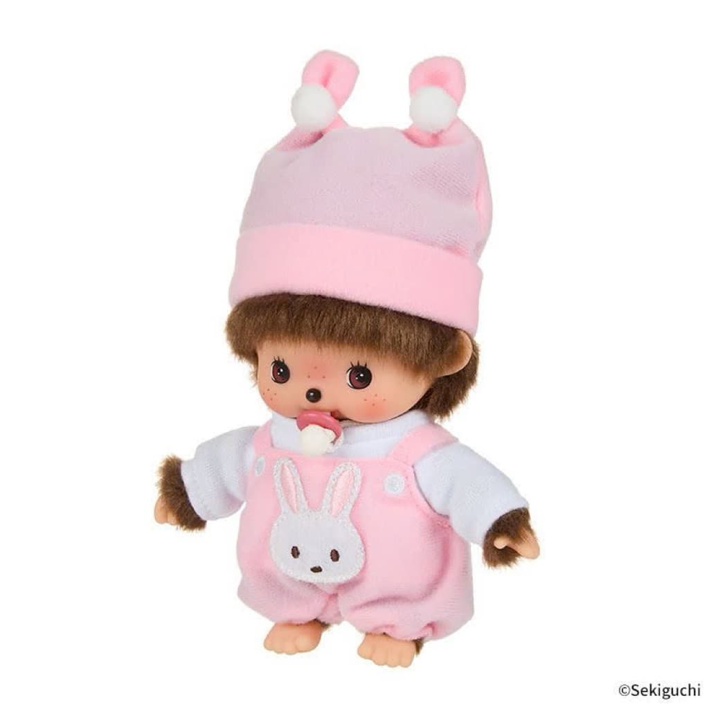 日本代購🐝附發票❤️ 《現貨當日出》 【夢奇奇Monchhichi 】貝比奇復刻版動物刺繡洋裝款 縮圖 6
