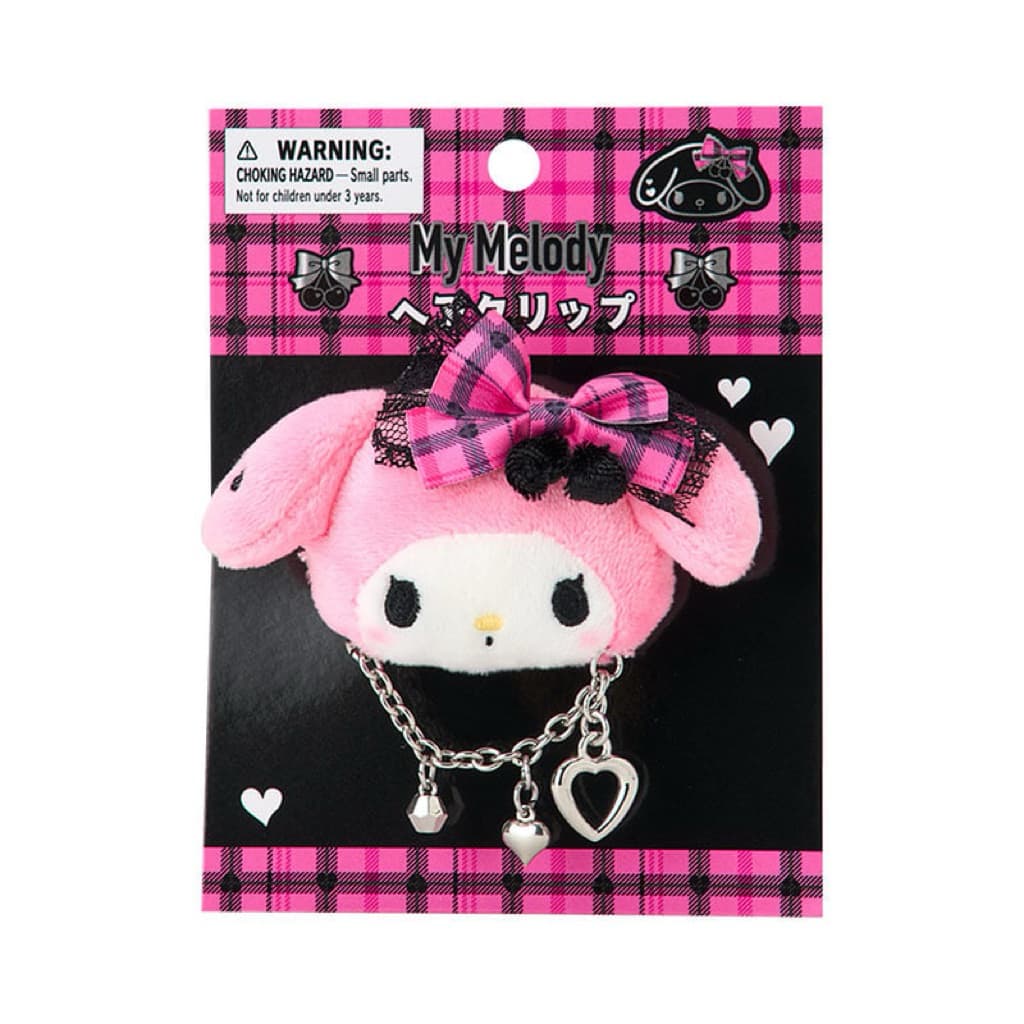 日本代購🐝開立發票❤️現貨出清｜Sweet Rock ‘n’ Check系列｜甜酷風蝴蝶結鍊條髮夾吊飾 縮圖 3