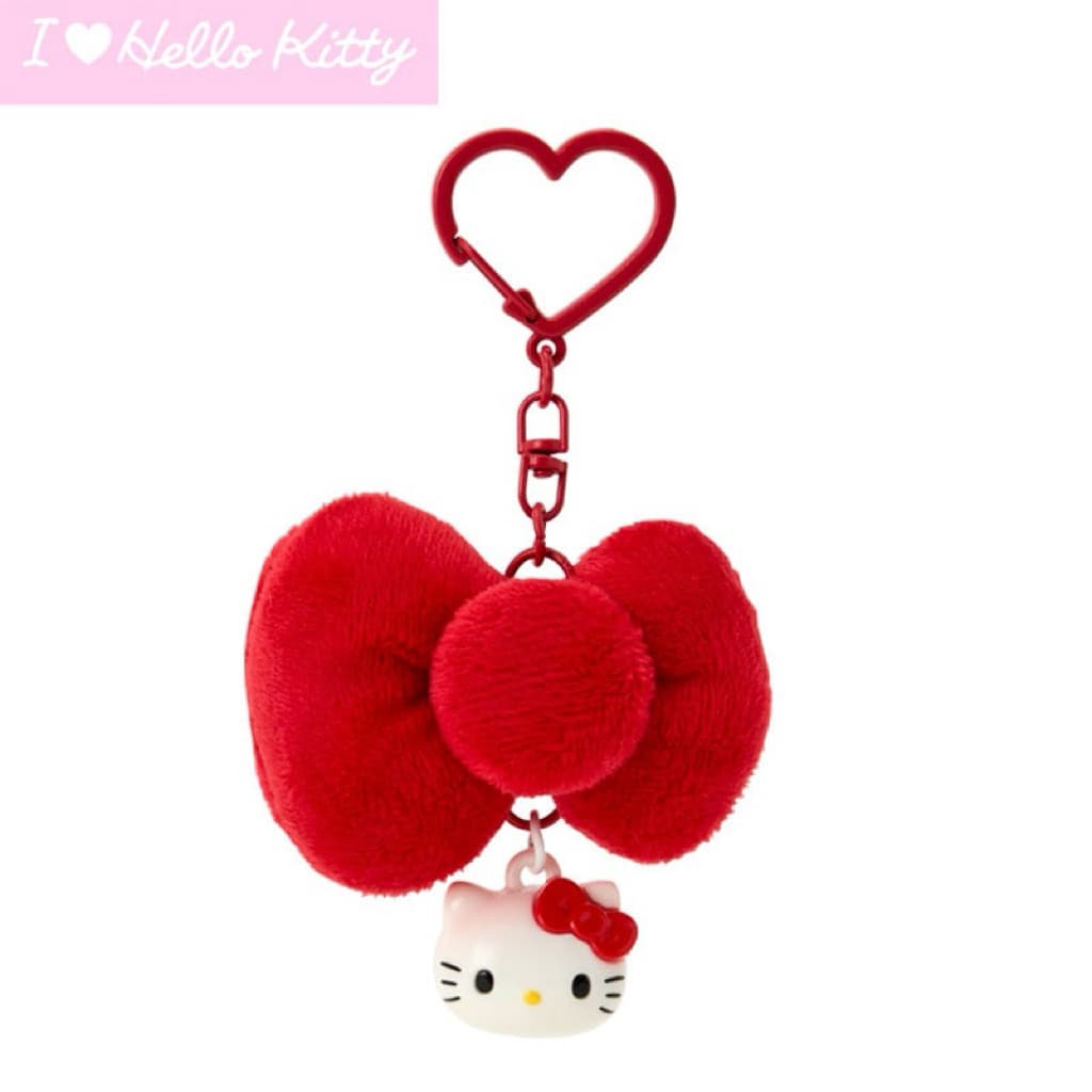 日本代購🐝開立發票❤️ 經典「I Love Hello Kitty」蝴蝶結造型鑰匙圈 縮圖 2