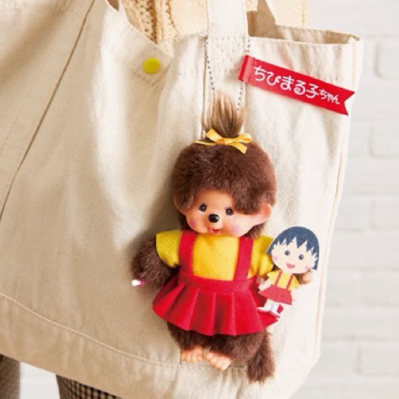 日本代購🐝附發票❤️《現貨在台》🍒 Monchhichi 夢奇奇小丸子聯名包包收藏吊飾 縮圖 4